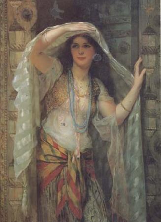 William Clarke Wontner Safe,One of the Three Ladies of Bagdad (mk32) oil painting picture